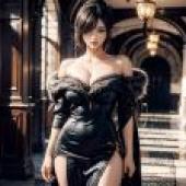 Computer desktop， live version， Space Warrior 10 Final Fantasy Lulu Lulu， Dark Night Phantom