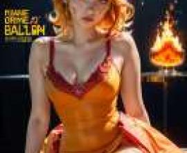 《火焰公主》、《探險活寶》、電影雜誌封面，封面上是一位穿著橘色洋裝的女子。