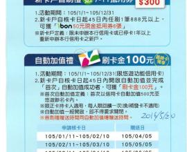 [信用卡DM] 台中銀行多拉A夢 DOREAMON 現金回饋卡 (2016年05月20日)