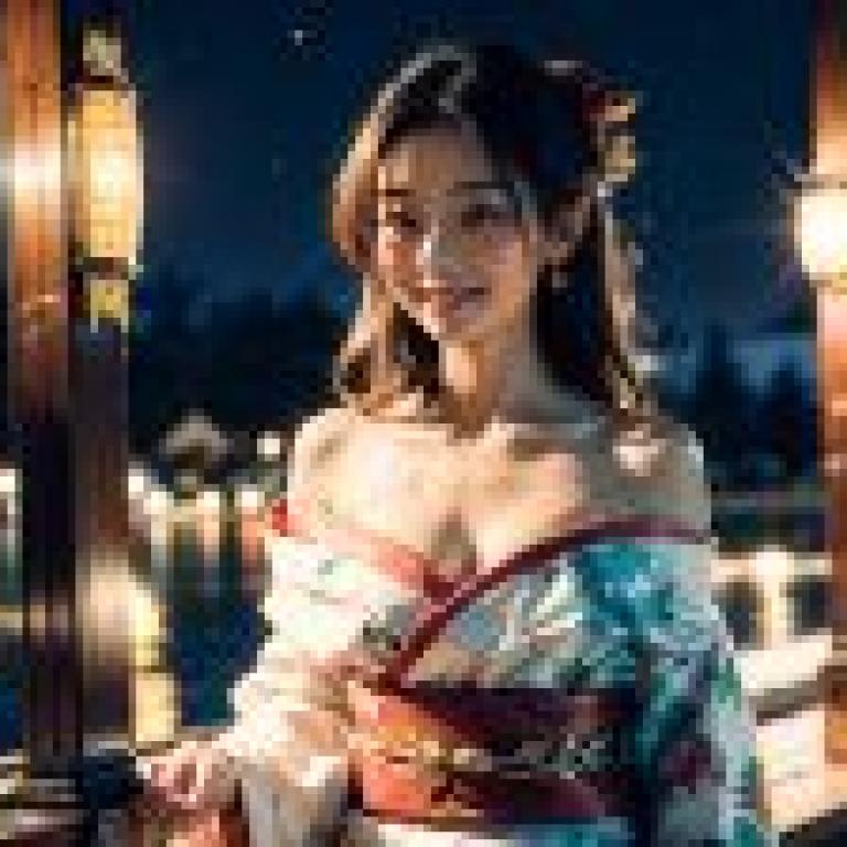 Computer desktop， beautiful photo， Christmas beauty， kimono style chic
