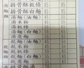 [台中][菜單][MENU]清水排骨麵