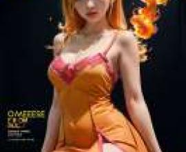 火焰公主，探險時光，Etwyl封面，女人是橘色的。