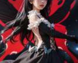 黑雪姬 Accel World 加速世界，黑髮蝴蝶翅膀的女孩。