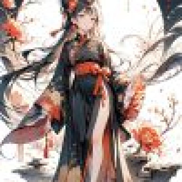 Fantasy Dream，An illustration of a woman with black hair