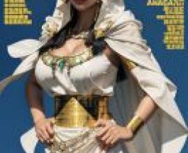 Ishizu Ishtar， Yu Gi Oh，Robok 雜誌封面上有一位穿著白衣的女子。