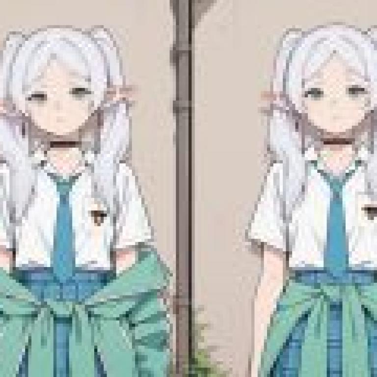 Frilian Urban Fantasy，Two girls with blue ties.