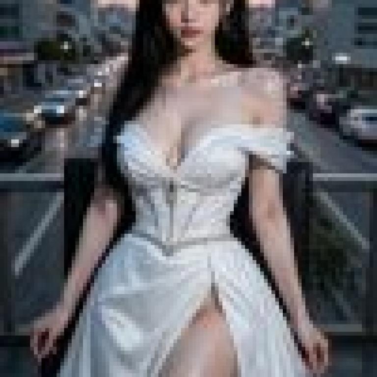 Dance of the Night，The woman is wearing a white dress.