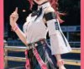Asta Honkai Star Rail，A girl with a red head band poses for the cover of Nokia.