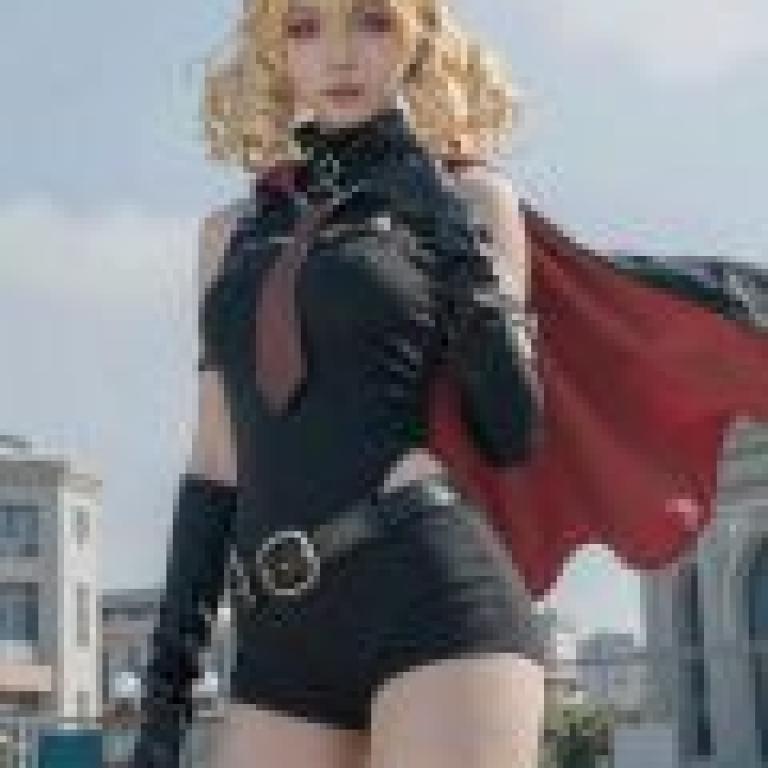 jahoda Genshin Impact，身披紅色斗篷的貓女。