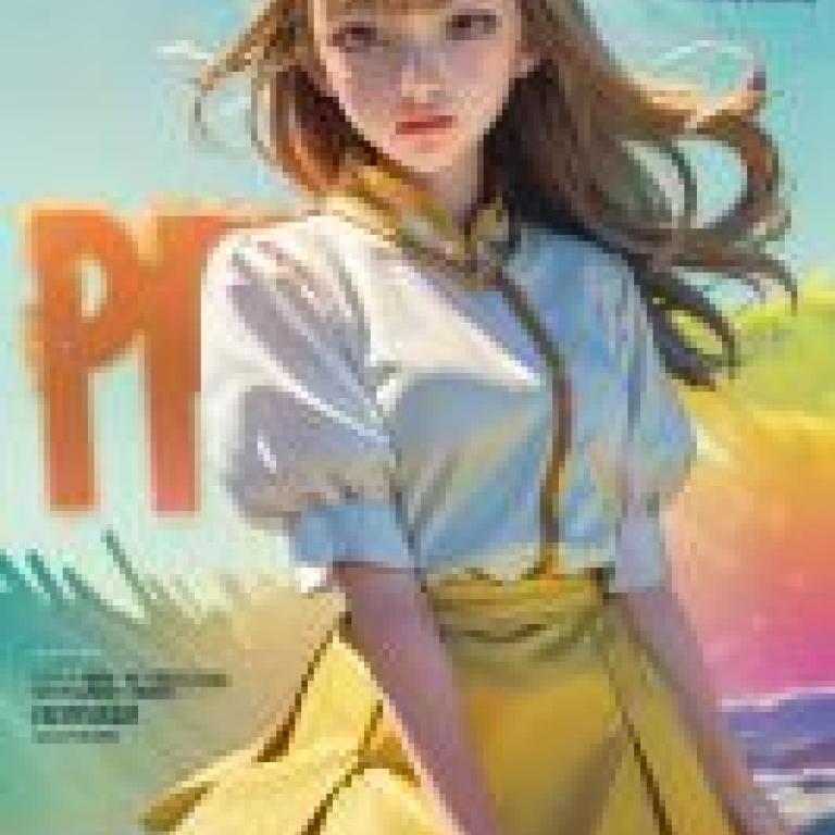 Rosetta， Rune Factory Frontier，The cover of Elle magazine featuring a model wearing a yellow dress.