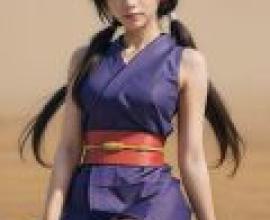 Kamika Fairy Tail，The girl has black hair.