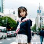Computer desktop， live -action version， wooden cherry， sakura kinomoto， Kulo magic envoy， urban school uniforms beautiful， sailor clothes fashion style， Kufashinov match， anime reality phantom.