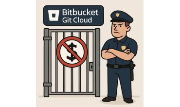 Bitbucket Git Cloud 限制免費用戶最多只能用 1GB 了...