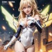 手機桌布，戰機少女 Peashy Yellow Heart， Hyperdimension Neptunia，寫實，「動畫夢幻現實」