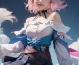 3月7日 星軌，紫髮粉眼的女孩。