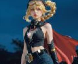jahoda Genshin Impact，一位夜間的女吸血鬼。