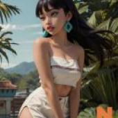 秋兒 (Chel) ，The Road to El Dorado，封面上的模特兒留著一頭深色長髮。