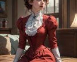 Victorian DressAn advertisement for Messthr by Maeve Binchy.