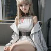 Perica Arknights，Model girl wearing an outfit.