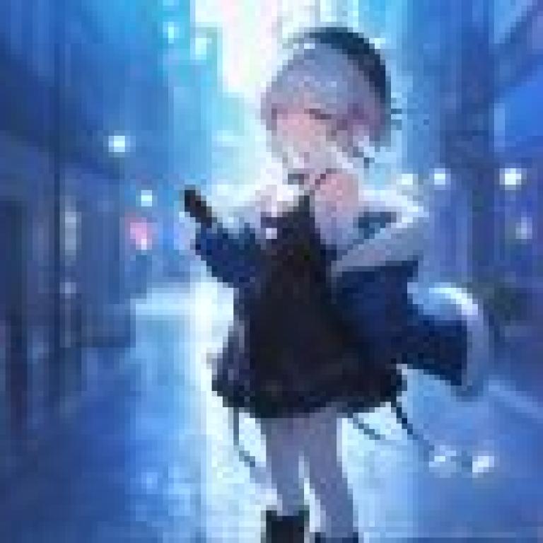 girls，A girl in a dress with the hood up holding an umbrella.