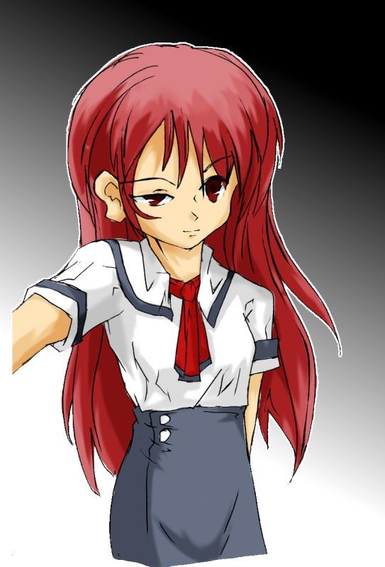 [小時候][塗鴉]詭異女孩