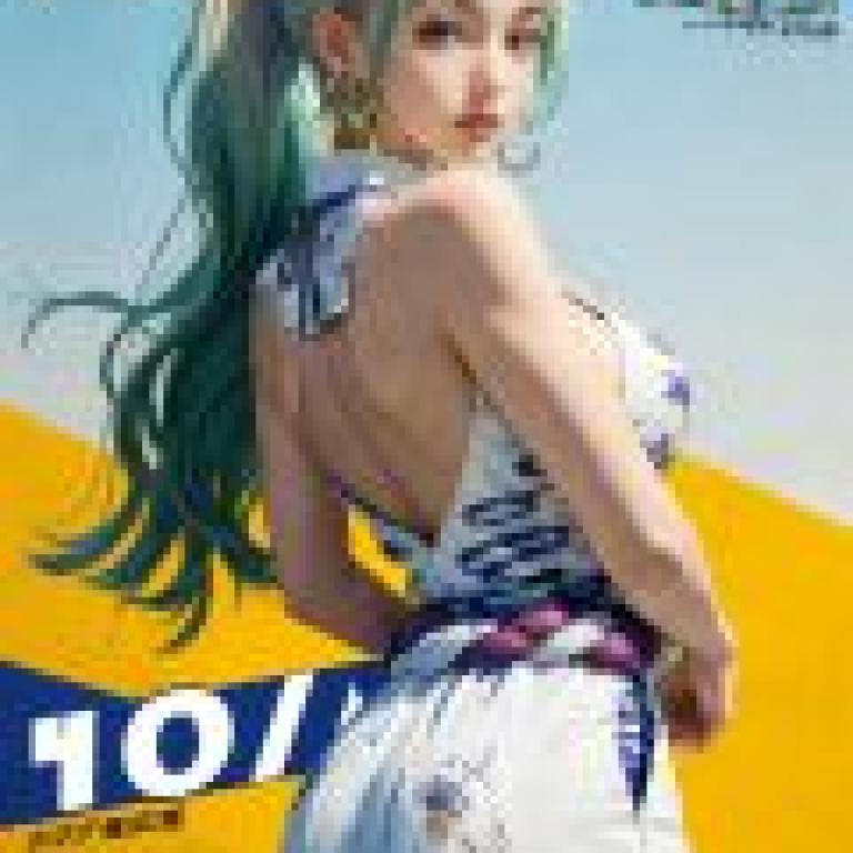 Yamato，One Piece，《Smw》雜誌的封面上是一位藍頭髮的女人。