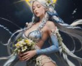 大地神マイア，Earth Goddess Maia， Ys，遊戲《裝甲食人魔》的海報。