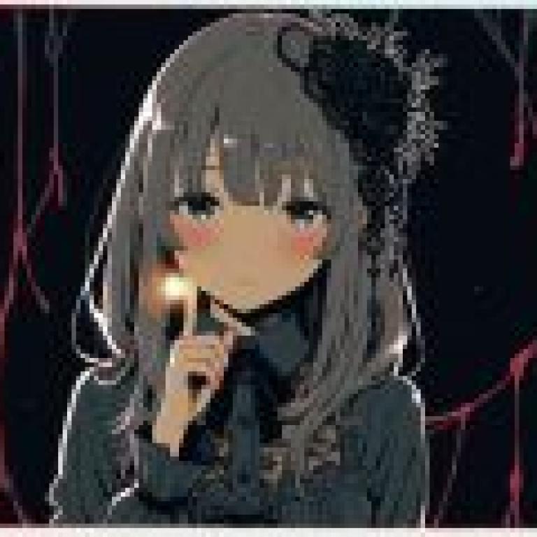 napata yoshiron eightman kotoyama，A girl wearing earrings.