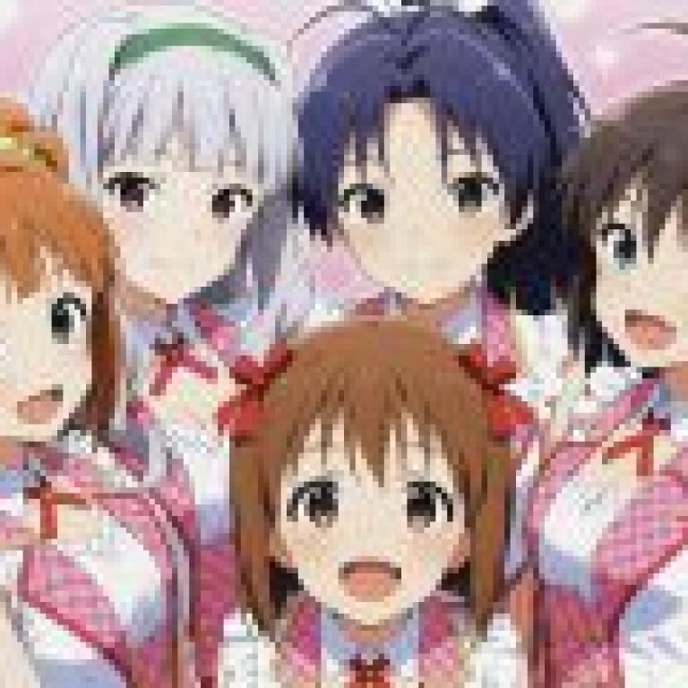 THE IDOLMASTER，The anime characters are the only ones in the photo.