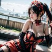 Live version， Shizaki Kuang San， Dating Battle， anime tablecloth， beautiful and beautiful， mad three nights