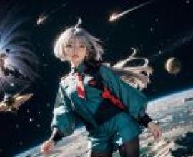 電腦桌布，真人版，Miorine Rembran 米奧琳涅・連布蘭， 機動戰士鋼彈，水星的魔女， 宇宙女孩的幻想：科幻時刻
