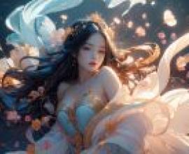 Computer wallpaper， live version， flower goddess， flower sea fantasy style