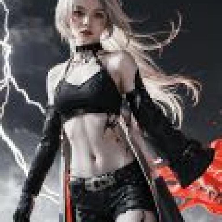 阿刻戎，崩壞星軌，身穿黑紅服裝的女子。