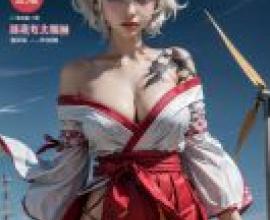 手機桌布 Luna，Dead or Alive，寫實 紅白裙裝的動漫精靈