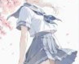 女孩們，漫畫書封面上的女孩穿著校服。