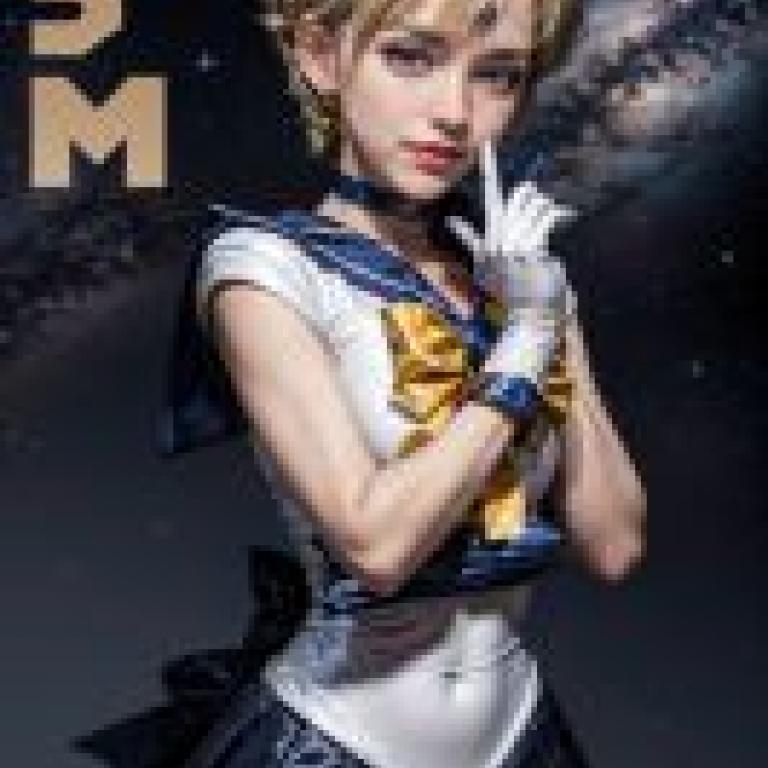 Mobile phone wallpaper， Uranus Haruka， Uranus， Sailor Moon， realistic， realistic role play: the light of the model