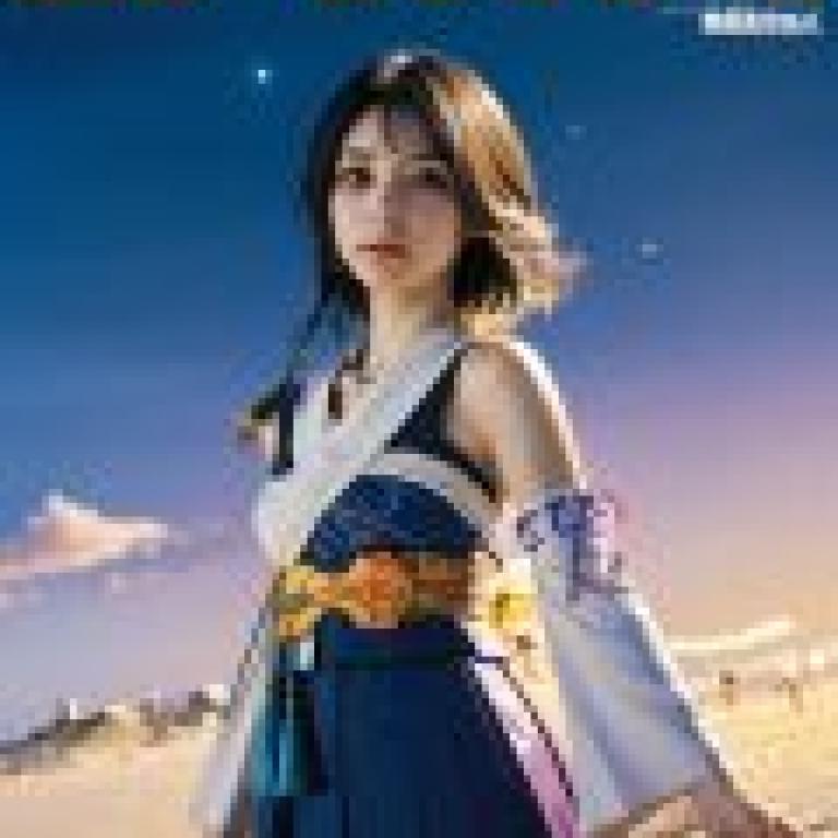 Yuna，FFX，一本雜誌的封面寫著「Cathy」這個字。