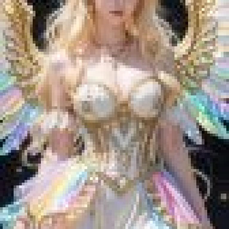 Magic Memories，A girl in angel costume.