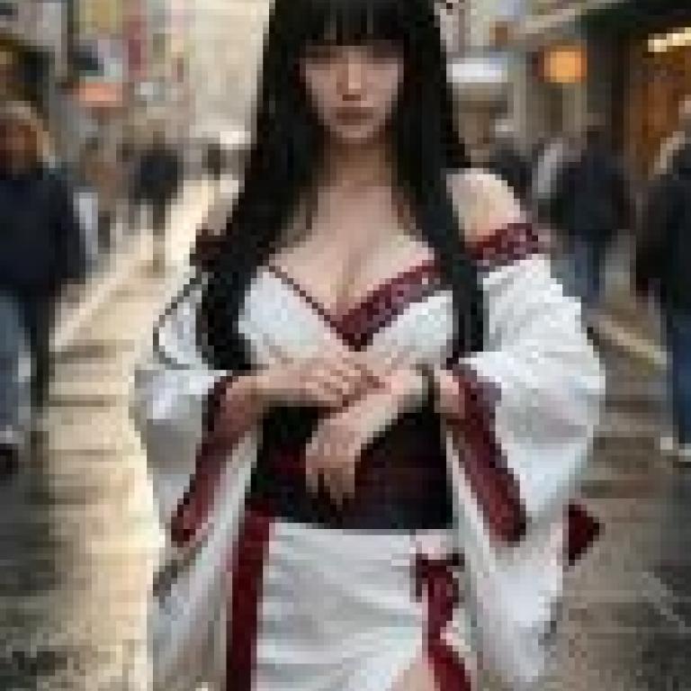 Ancient Fantasy，A woman in an oriental dress.