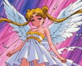 水手月亮 月野兔，一位長著翅膀的公主。