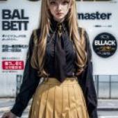 手機桌布，蘿絲·奧里亞納 Rose Oriana 我想成為影之強者，寫實，黑色制服的神秘魅力