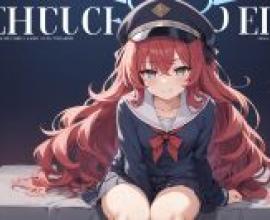 Natsume Iroha Blue archive，Elkeido EIS 雜誌封面上的水手女孩。