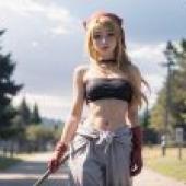 電腦桌布，溫莉·洛克貝爾 ，Winry Rockbell，鋼之鍊金術師，真人版，「現實女悟空」