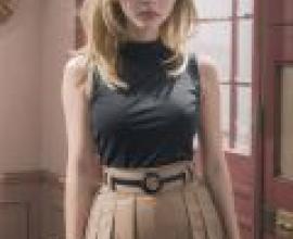 小威，寶可夢，戴著粉紅色帽子和黑色襯衫的女子。