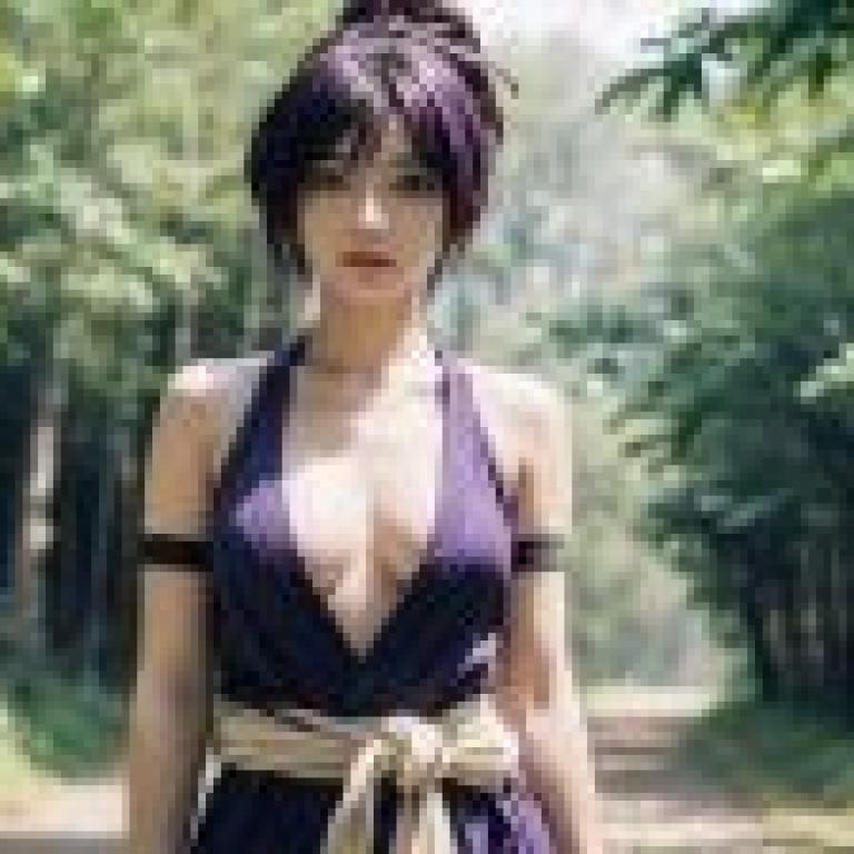 Computer wallpaper， Yuzuriha Hells Paradise， real person， Zi Jiao Ninja Shadow