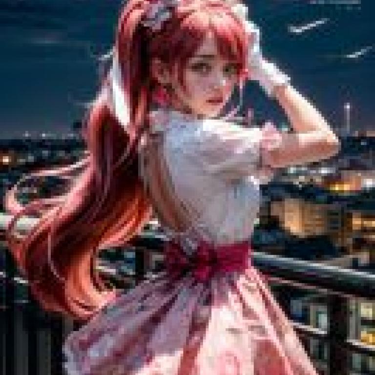 光之美少女：食尚甜心，Cure Whip KiraKira Pretty Cure A La Mode，一位戴著兔耳朵的女孩舉起雙手。
