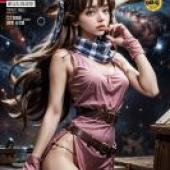 手機桌布，聖火降魔錄 Fire Emblem，Daisy，寫實，蒸汽朋克：粉紅裙女郎