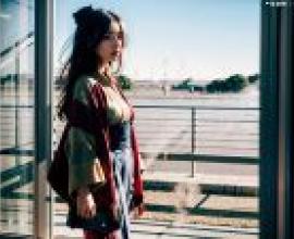 電腦桌布，日本性感短裙美女，寫實，「漢服風華」