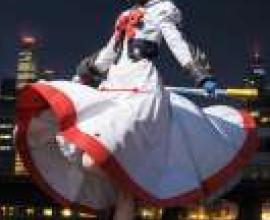 Takamachi Nanoha，Magical girl，A girl is dancing.