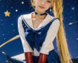 水手月亮，水手戰士登上了雜誌封面。